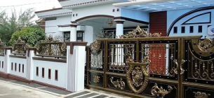 25 Inspirasi Desain Pagar Rumah Cantik dan Indah